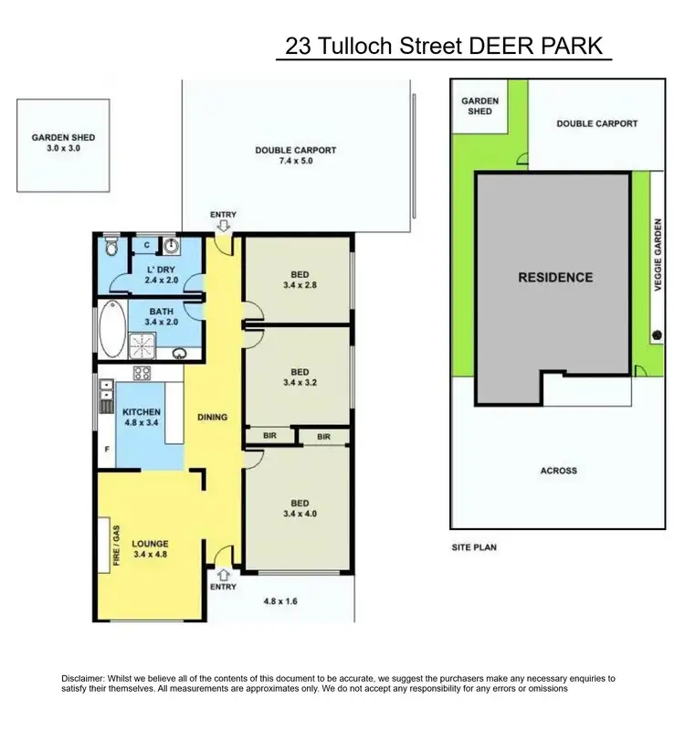 Floorplan of Homely house listing, 23 Tulloch Street, Deer Park VIC 3023