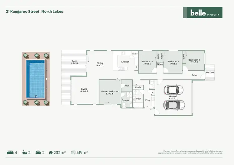 Floorplan of Homely house listing, 21 Kangaroo Street, North Lakes QLD 4509
