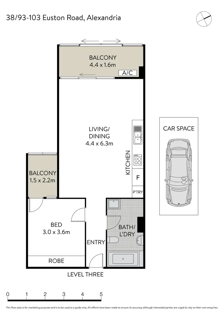 Floorplan of Homely apartment listing, 38/93-103 Euston Road, Alexandria NSW 2015