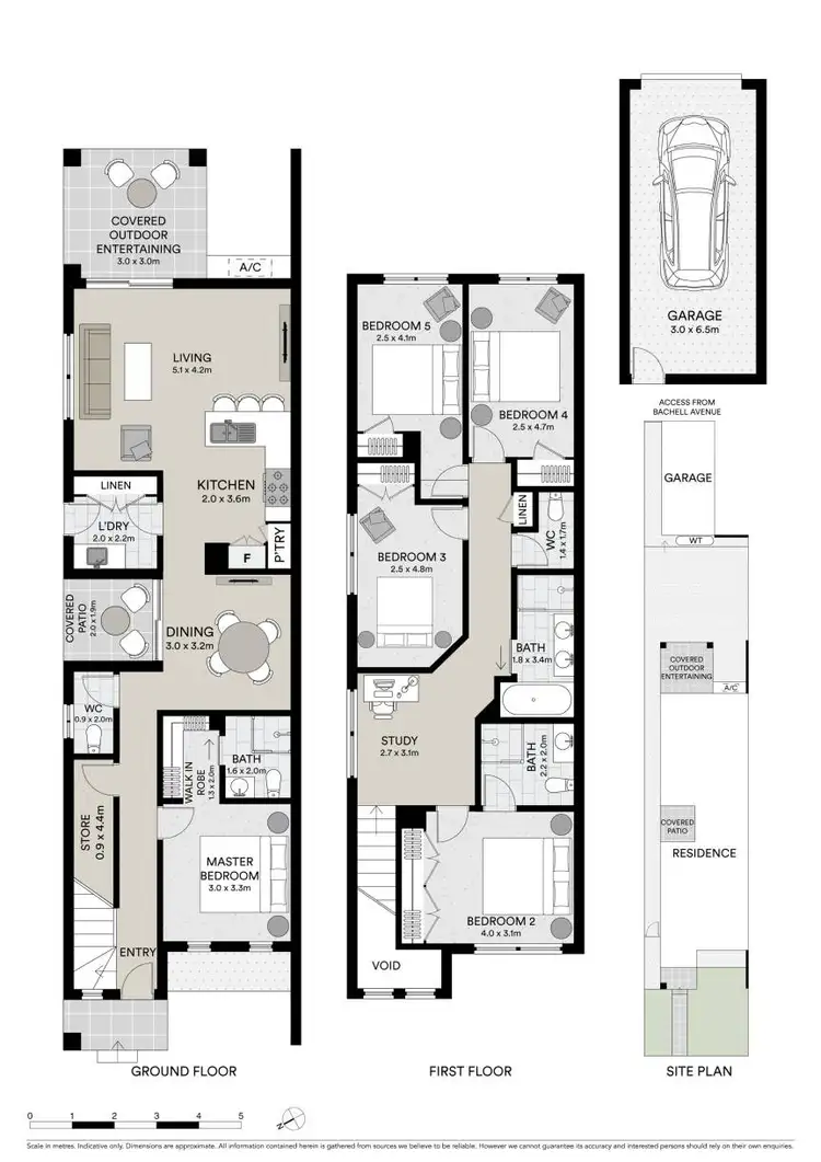 Floorplan of Homely semi-detached listing, 2A Gallipoli Street, Lidcombe NSW 2141