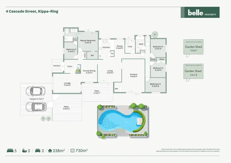 Floorplan of Homely house listing, 4 Cascade Street, Kippa-ring QLD 4021