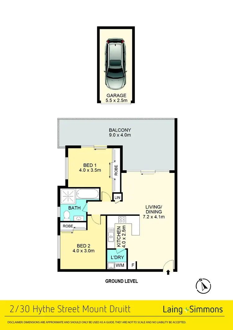 Floorplan of Homely unit listing, 2/30 Hythe Street, Mount Druitt NSW 2770