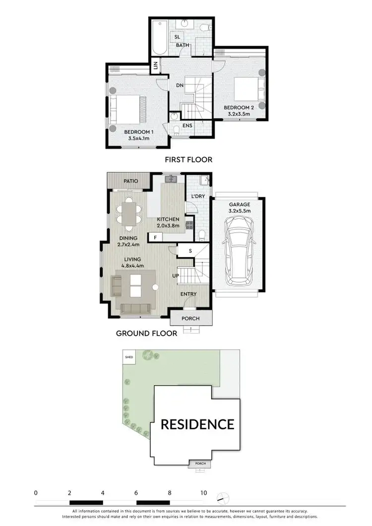 Floorplan of Homely townhouse listing, 1/34-36 Henry Street, Guildford NSW 2161
