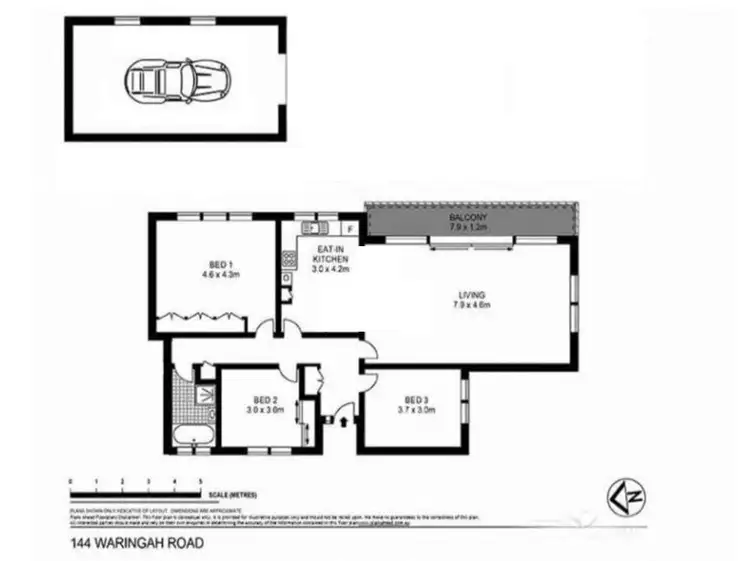 Floorplan of Homely house listing, 144 Warringah Road, Beacon Hill NSW 2100
