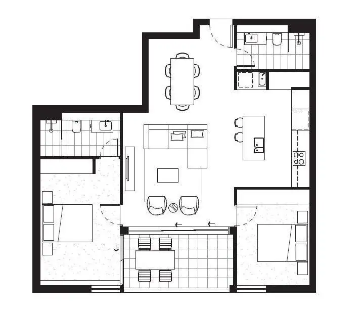 Floorplan of Homely apartment listing, 611/2 Malthouse Way, Summer Hill NSW 2130