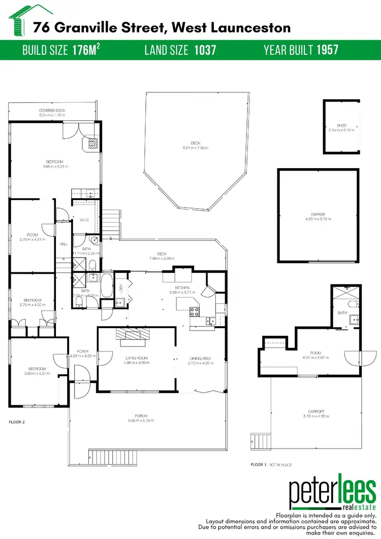Floorplan of Homely house listing, 76 Granville Street, West Launceston TAS 7250