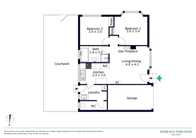 Floorplan of Homely unit listing, 6/10-12 Spring Street, Hastings VIC 3915