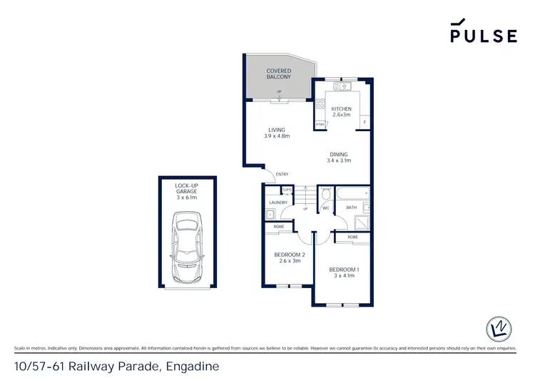Floorplan of Homely apartment listing, 10/51-57 Railway Parade, Engadine NSW 2233