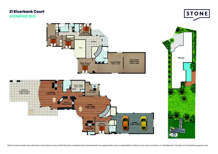 Floorplan of Homely house listing, 21 Riverbank Court, Ashmore QLD 4214