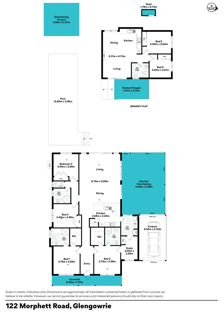 Floorplan of Homely house listing, 122 Morphett Road, Glengowrie SA 5044