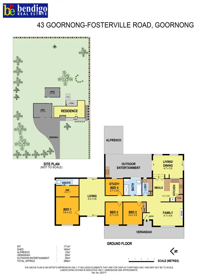 Floorplan of Homely house listing, 43 Goornong-Fosterville Road, Goornong VIC 3557