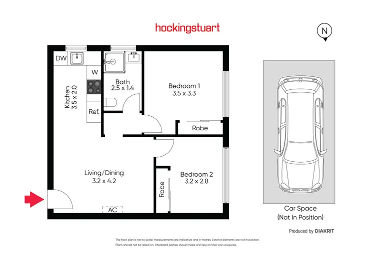 Floorplan of Homely apartment listing, 9/10 Empire Street, Footscray VIC 3011