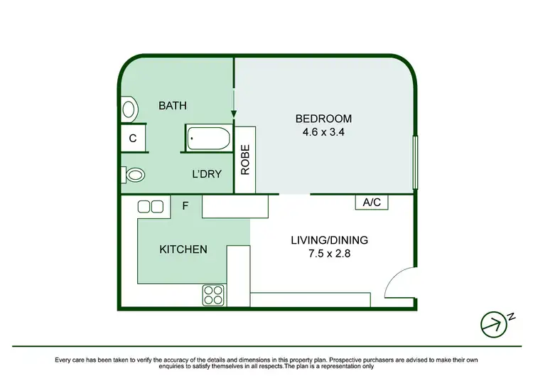 Floorplan of Homely apartment listing, 12/56 Darling Street, South Yarra VIC 3141