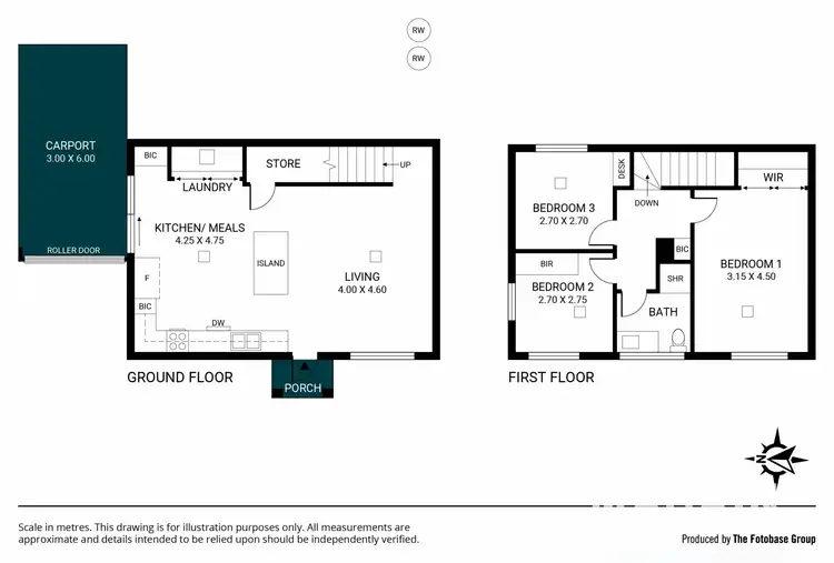 Floorplan of Homely townhouse listing, 5/18 Ansbert Street, Christie Downs SA 5164