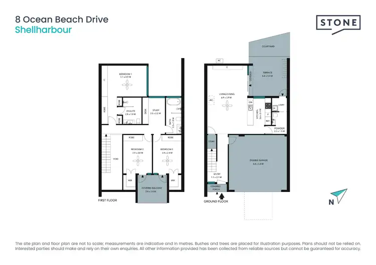 Floorplan of Homely townhouse listing, 8 Ocean Beach Drive, Shellharbour NSW 2529