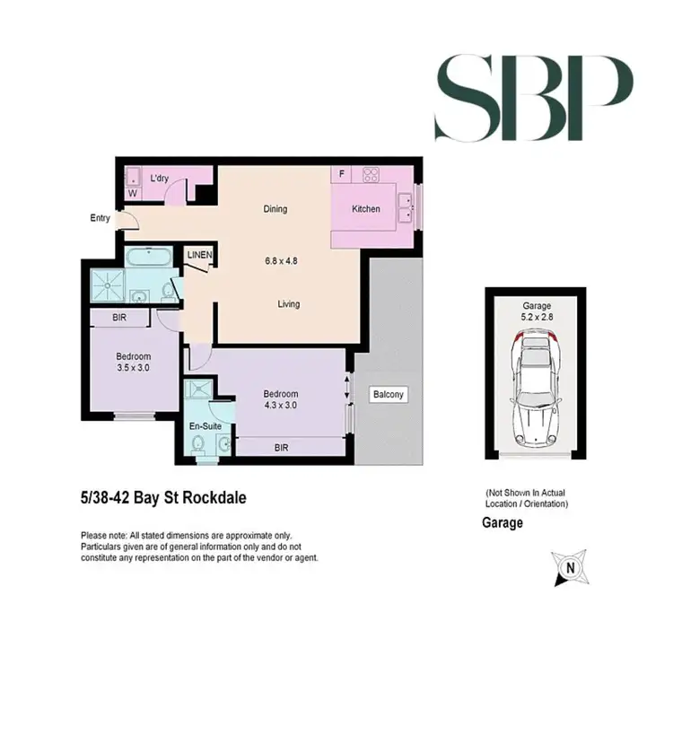 Floorplan of Homely apartment listing, 5/38 Bay Street, Rockdale NSW 2216