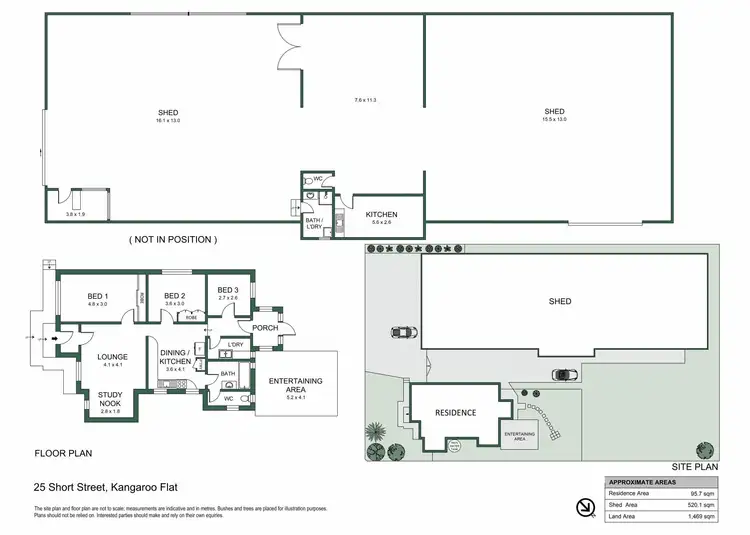 Floorplan of Homely house listing, 25 Short Street, Kangaroo Flat VIC 3555