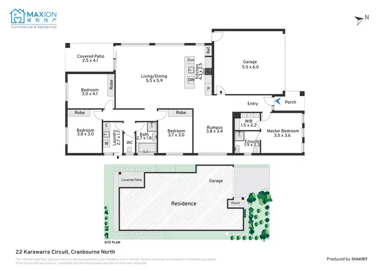 Floorplan of Homely house listing, 22 Karawarra Circuit, Cranbourne North VIC 3977
