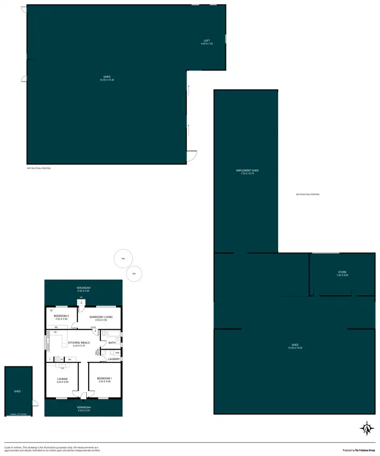 Floorplan of Homely rural property listing, 956 Forktree Road, Carrickalinga SA 5204
