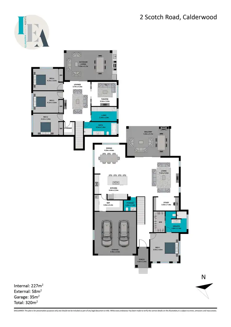 Floorplan of Homely house listing, 2 Scotch Road, Calderwood NSW 2527
