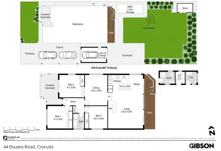 Floorplan of Homely house listing, 44 Elouera Road, Cronulla NSW 2230