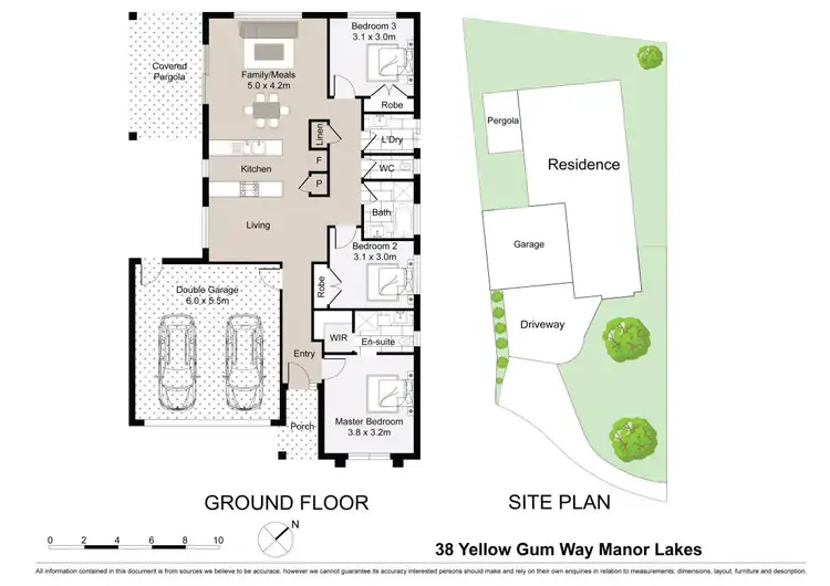 Floorplan of Homely house listing, 38 Yellow Gum Way, Wyndham Vale VIC 3024