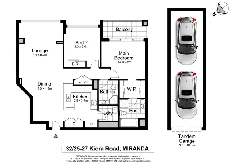 Floorplan of Homely apartment listing, 32/25-27 Kiora Road, Miranda NSW 2228