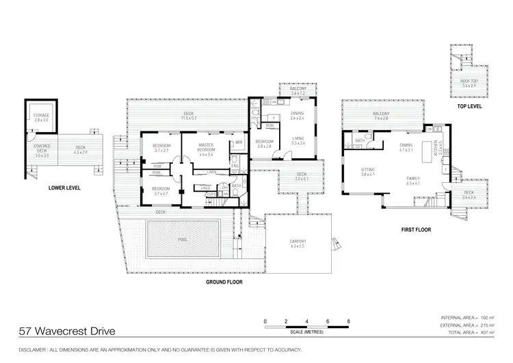 Floorplan of Homely house listing, 57 Wavecrest Drive, Castaways Beach QLD 4567