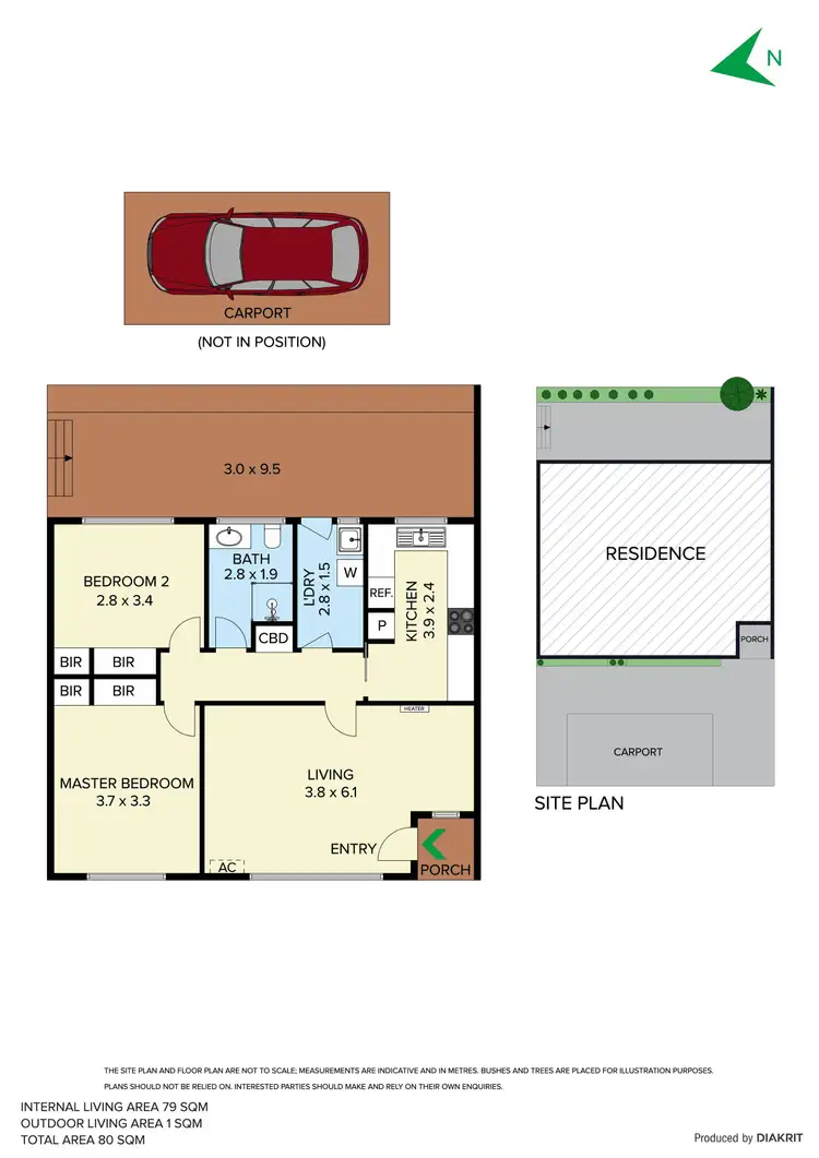 Floorplan of Homely unit listing, 2/140 Williams Street, Frankston VIC 3199