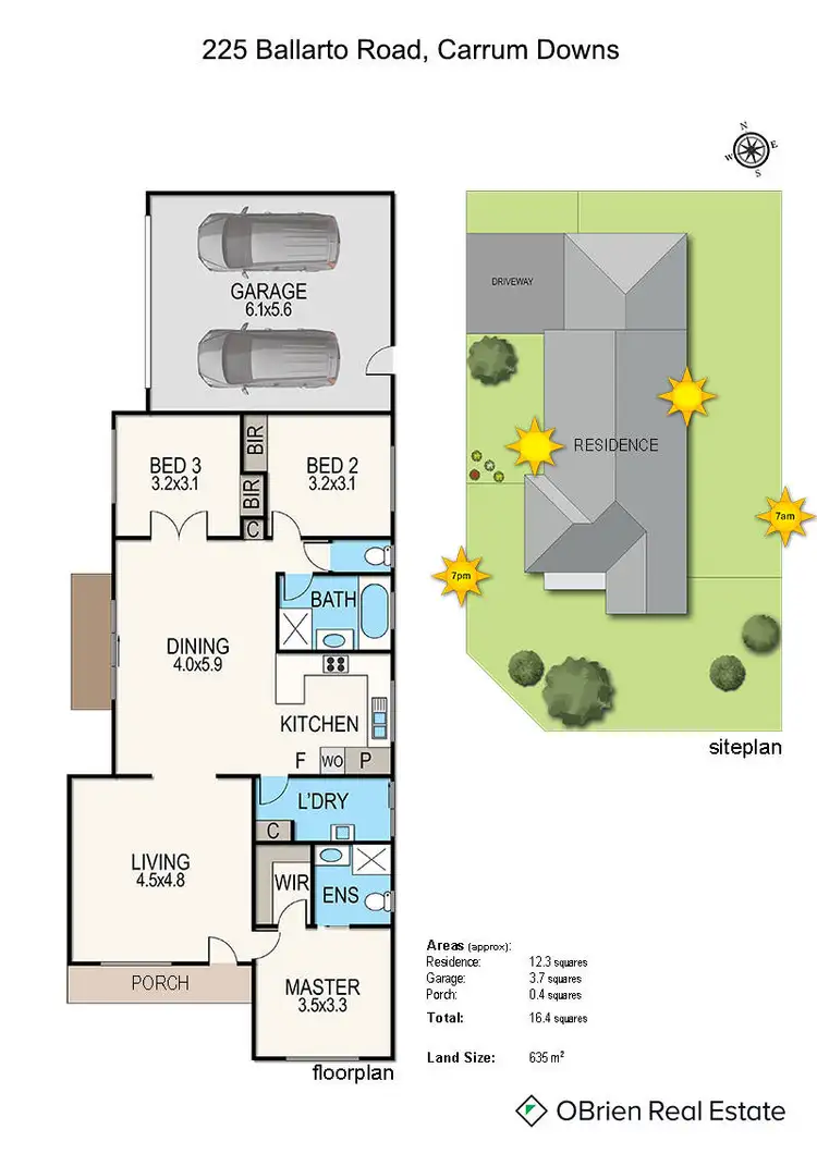 Floorplan of Homely house listing, 225 Ballarto Road, Carrum Downs VIC 3201