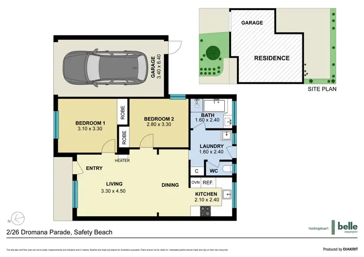 Floorplan of Homely unit listing, 2/26 Dromana Parade, Safety Beach VIC 3936
