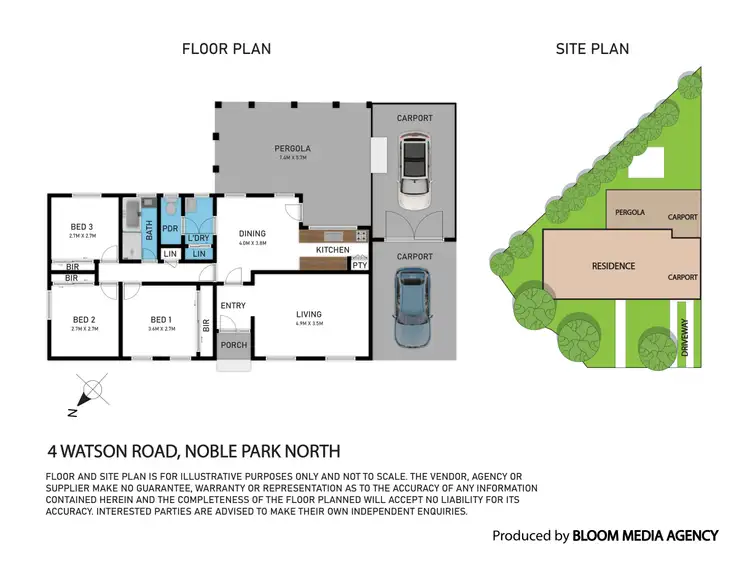 Floorplan of Homely house listing, 4 Watson Road, Noble Park North VIC 3174