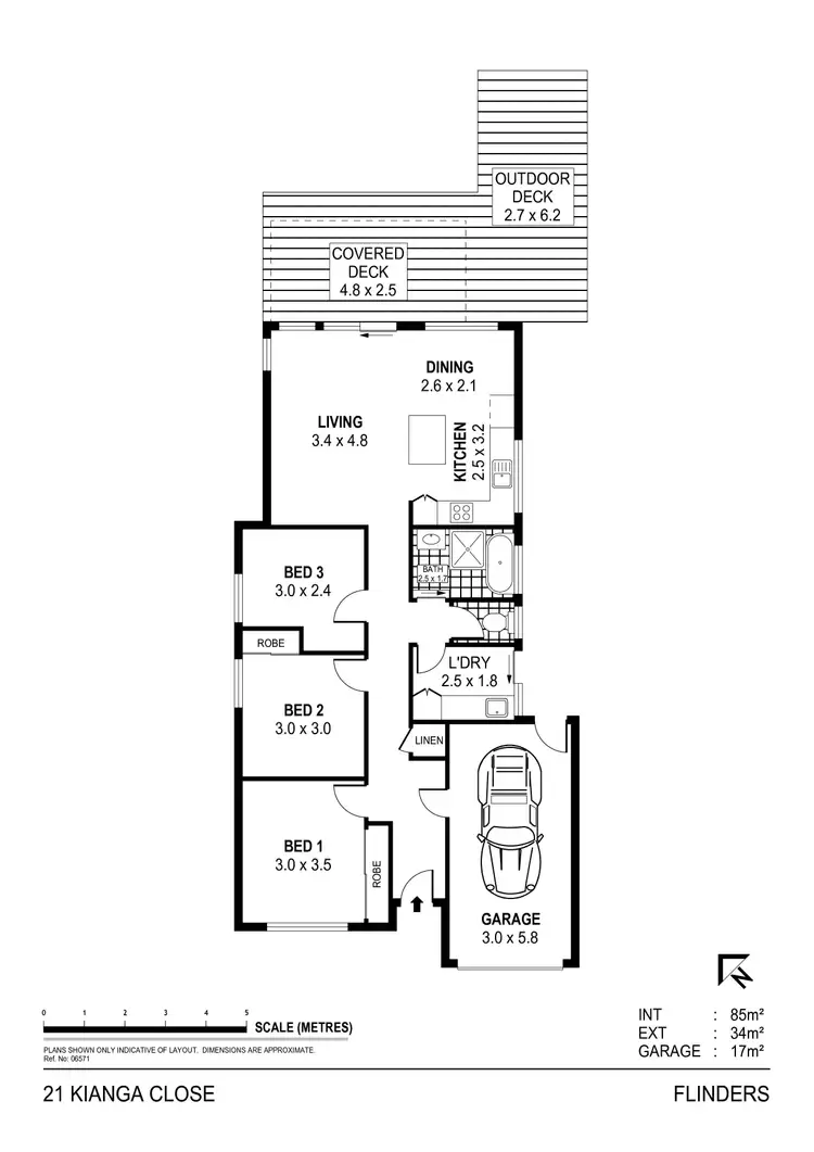 Floorplan of Homely house listing, 21 Kianga Close, Flinders NSW 2529