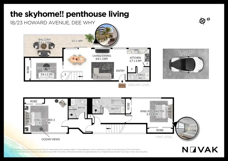 Floorplan of Homely apartment listing, 18/23 Howard Avenue, Dee Why NSW 2099