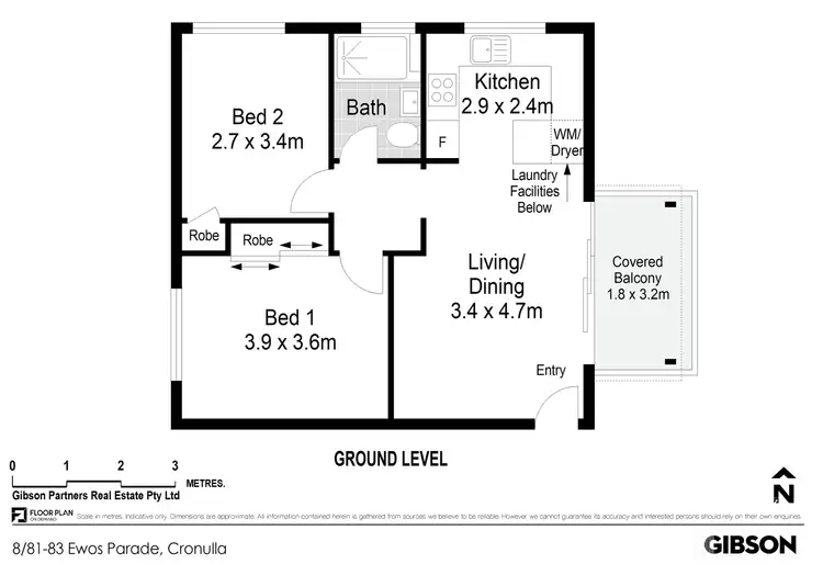Floorplan of Homely apartment listing, 8/81-83 Ewos Parade, Cronulla NSW 2230