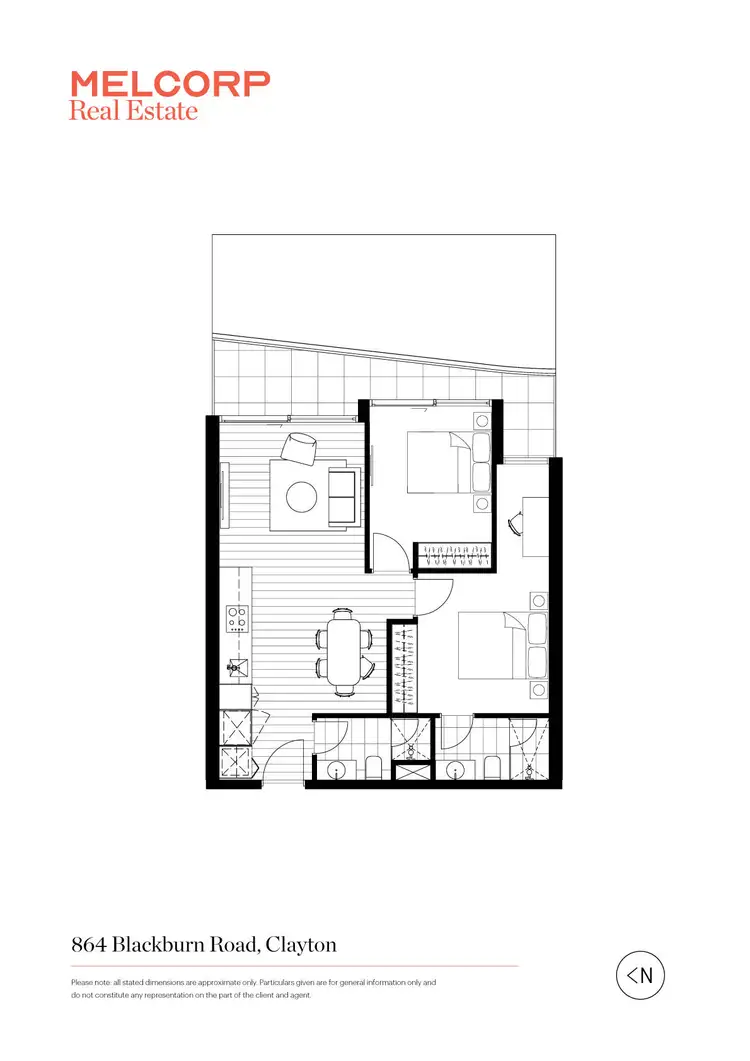 Floorplan of Homely apartment listing, 21106/864 Blackburn Road, Clayton VIC 3168