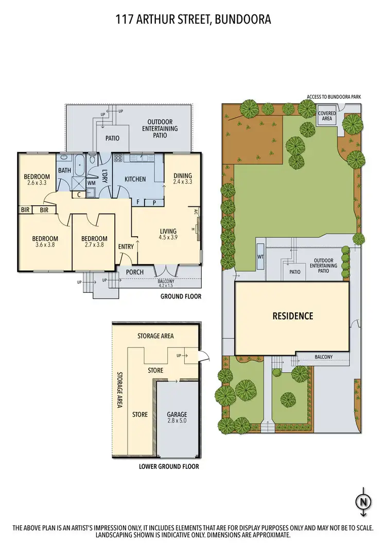 Floorplan of Homely house listing, 117 Arthur Street, Bundoora VIC 3083