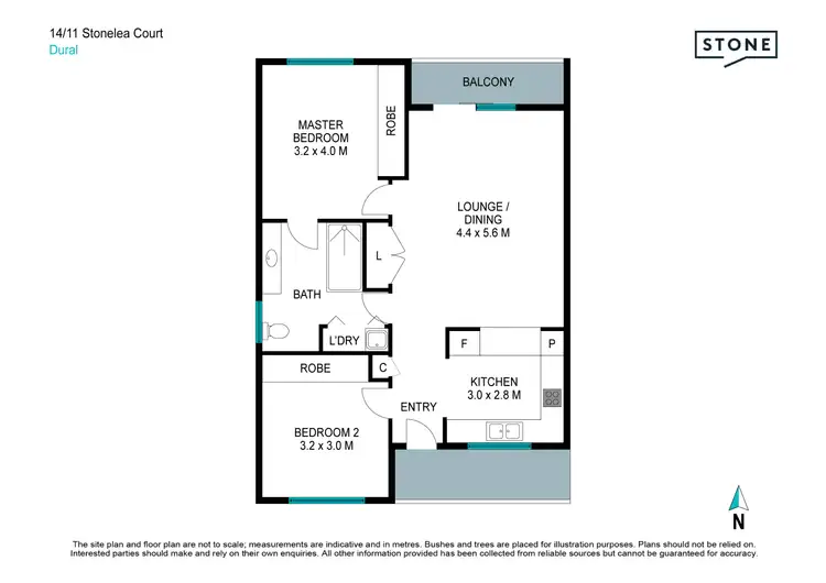Floorplan of Homely retirement listing, 14/11 Stonelea Court, Dural NSW 2158