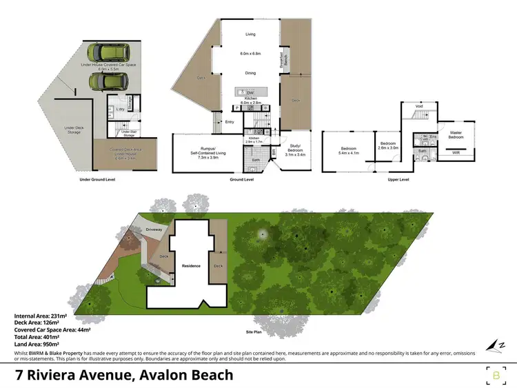 Floorplan of Homely house listing, 7 Riviera Avenue, Avalon Beach NSW 2107