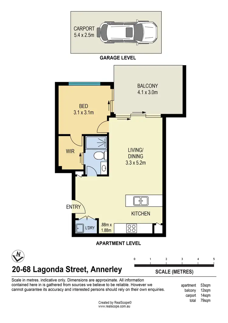 Floorplan of Homely apartment listing, 20/68 Lagonda Street, Annerley QLD 4103