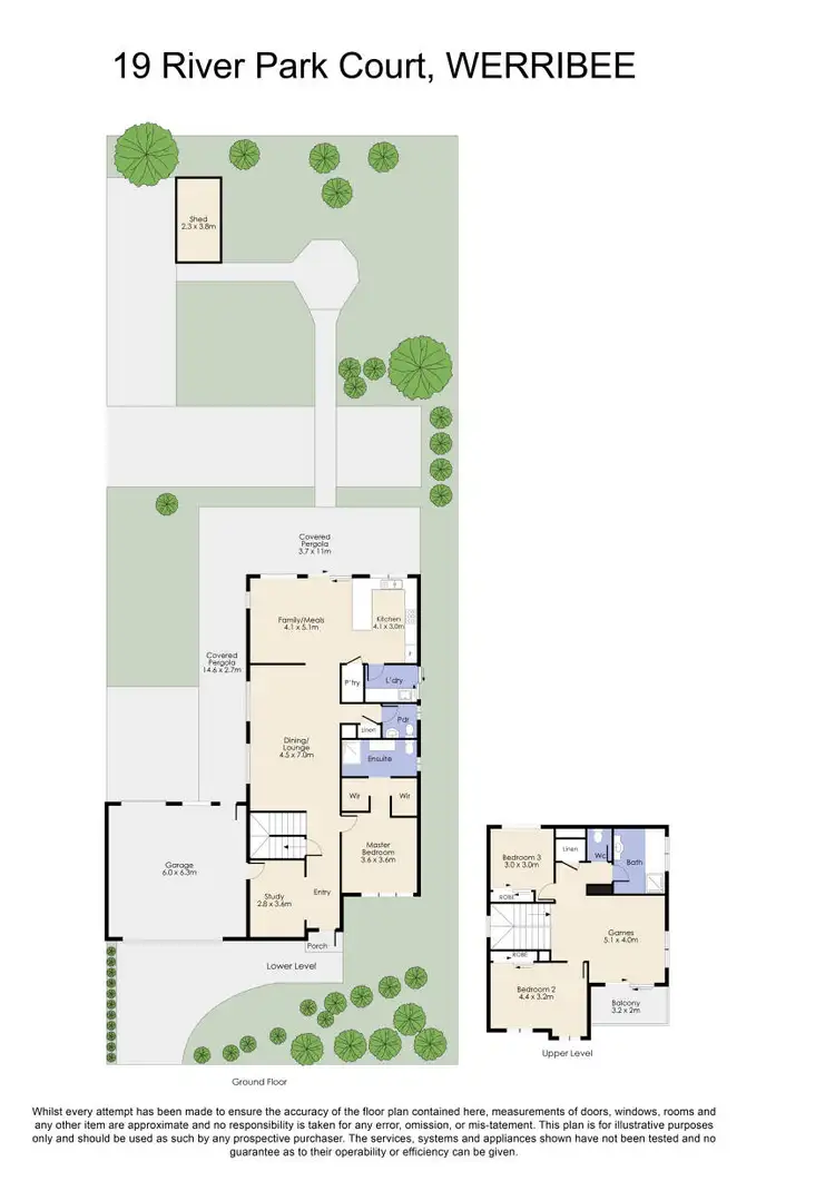 Floorplan of Homely house listing, 19 River Park Court, Werribee VIC 3030