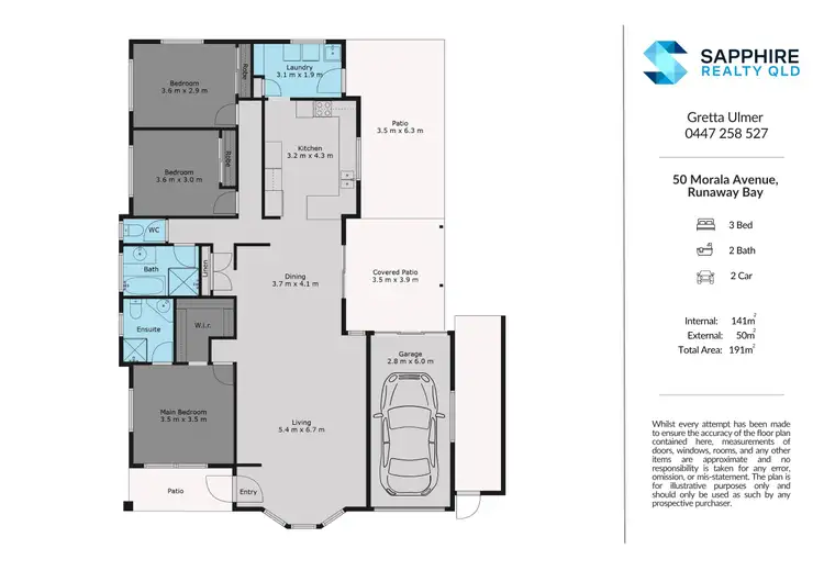Floorplan of Homely house listing, 50 Morala Avenue, Runaway Bay QLD 4216