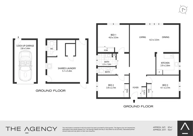 Floorplan of Homely apartment listing, 1/102A St Georges Crescent, Drummoyne NSW 2047