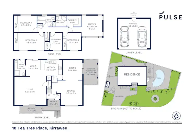 Floorplan of Homely house listing, 18 Tea Tree Place, Kirrawee NSW 2232