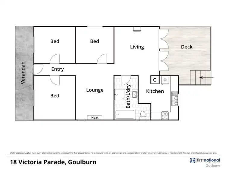 Floorplan of Homely house listing, 18 Victoria Parade, Goulburn NSW 2580