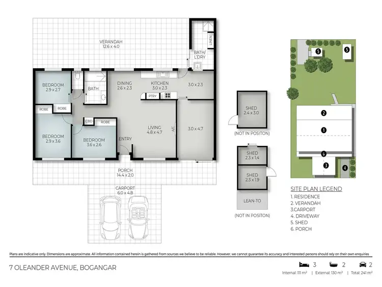 Floorplan of Homely house listing, 7 Oleander Avenue, Bogangar NSW 2488