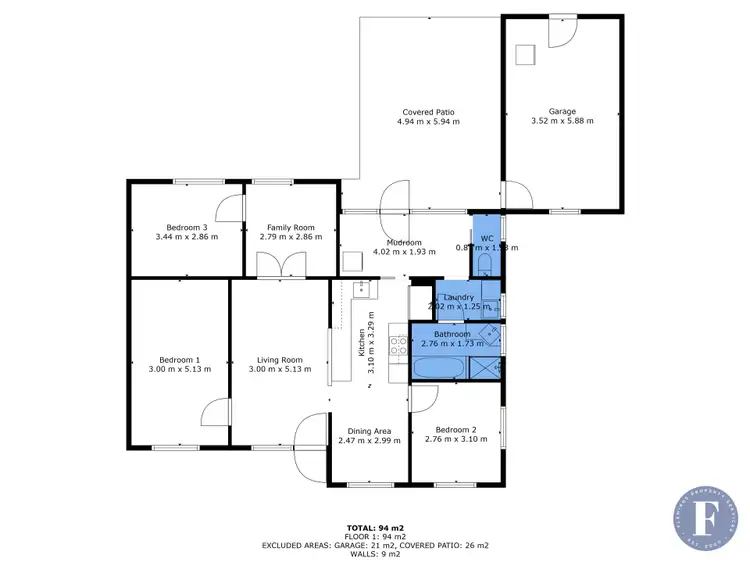 Floorplan of Homely house listing, 161 Neill Street, Harden NSW 2587