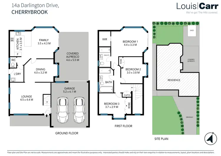 Floorplan of Homely semi-detached listing, 14a Darlington Drive, Cherrybrook NSW 2126