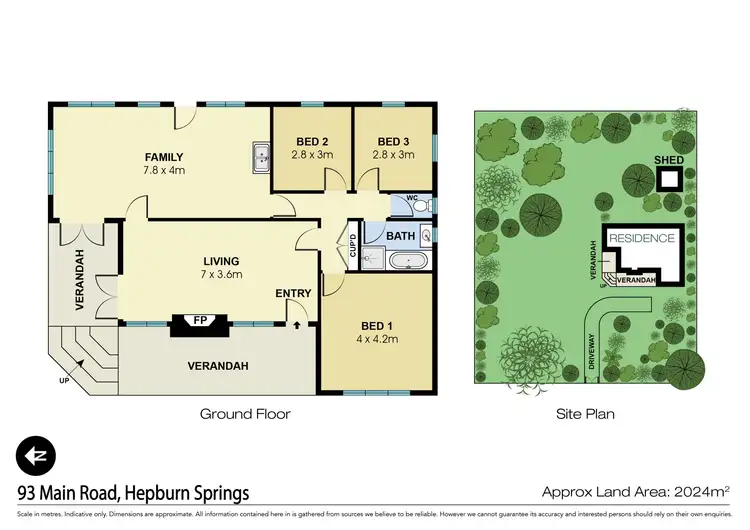 Floorplan of Homely house listing, 93 Main Road, Hepburn Springs VIC 3461