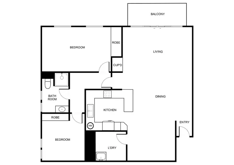 Floorplan of Homely apartment listing, 31/86 Derrima Road, Crestwood NSW 2620